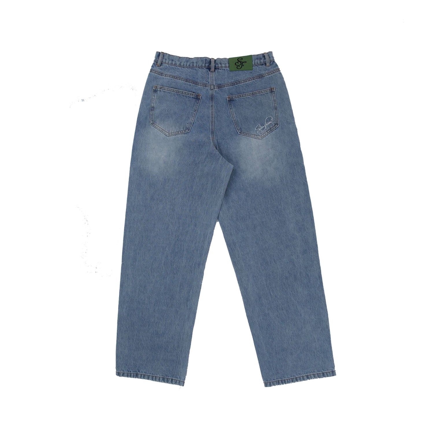 Script Jeans (Light Blue Wash)