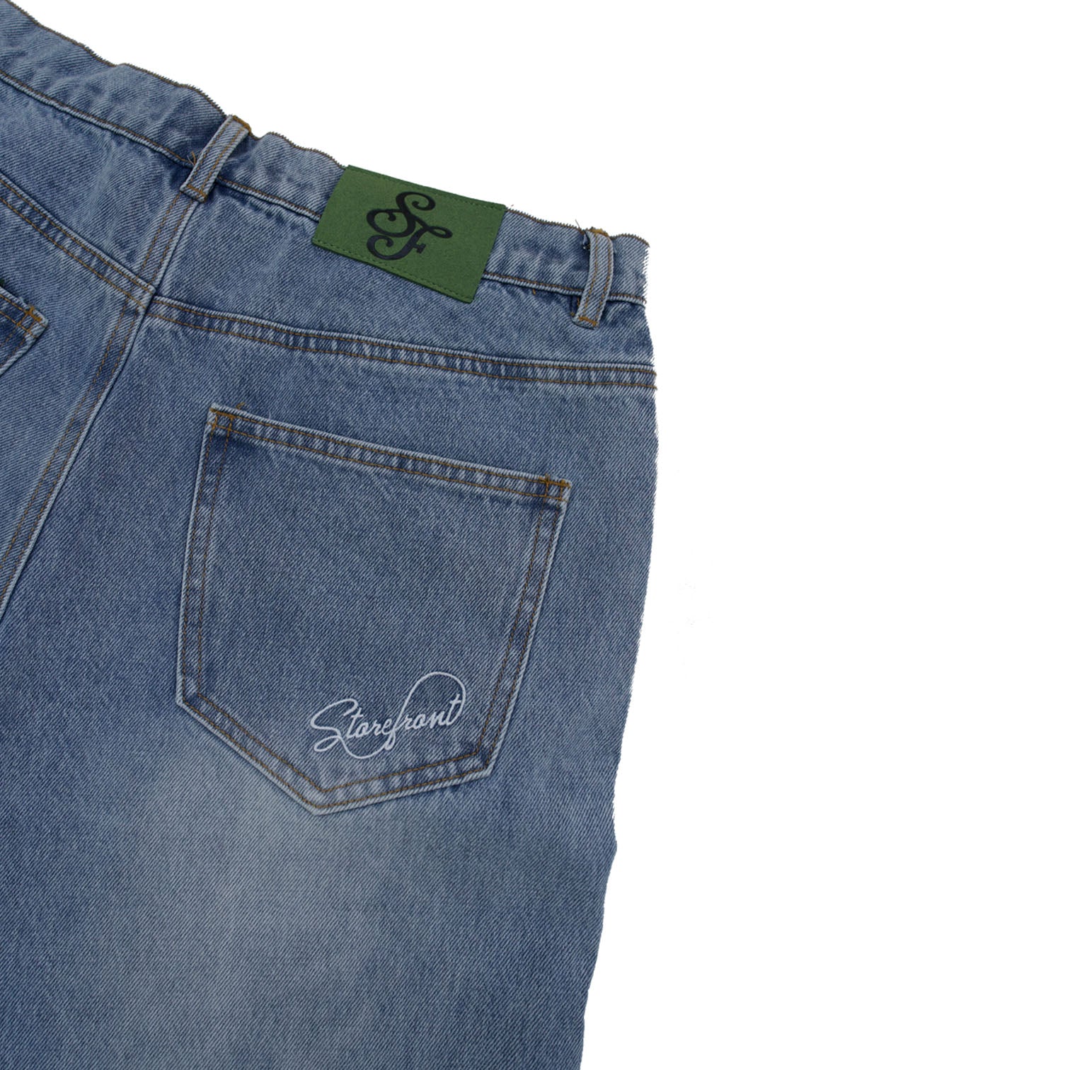 Script Jeans (Light Blue Wash)