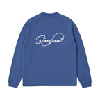 Script Waffle Longsleeve (Blue)