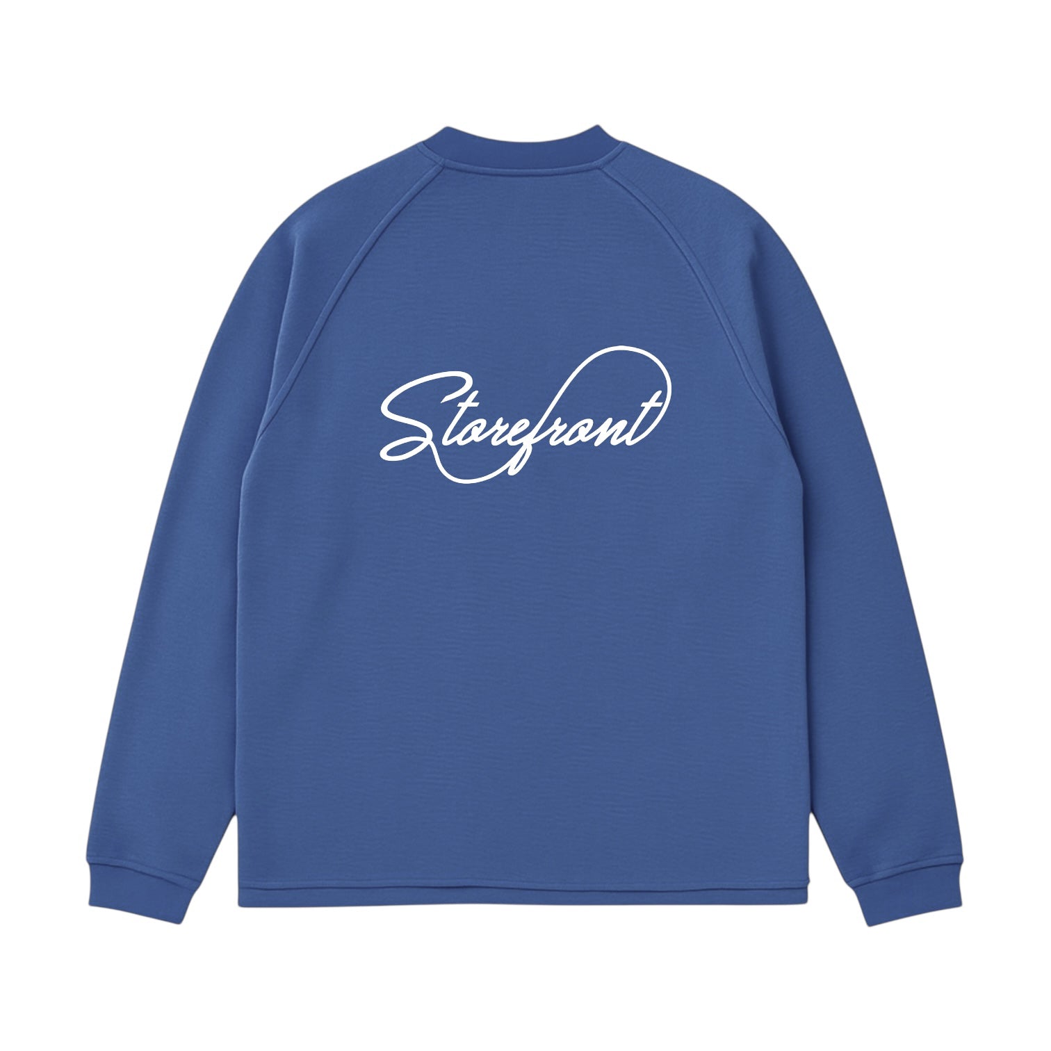 Script Waffle Longsleeve (Blue)