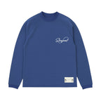 Script Waffle Longsleeve (Blue)