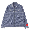 Flannel Oakleaf Overshirt (Baby Blue)