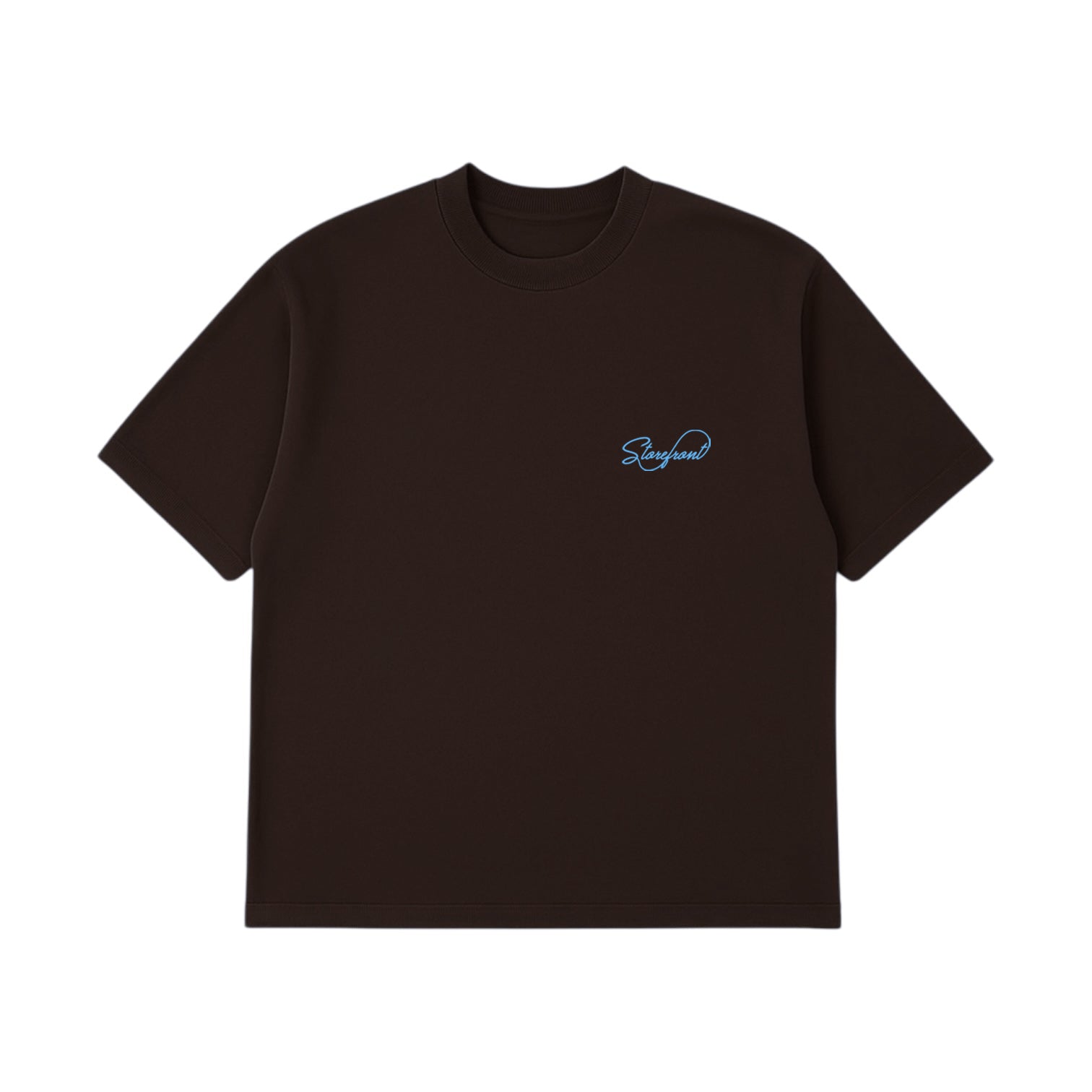 Script T-Shirt (Plum Brown)