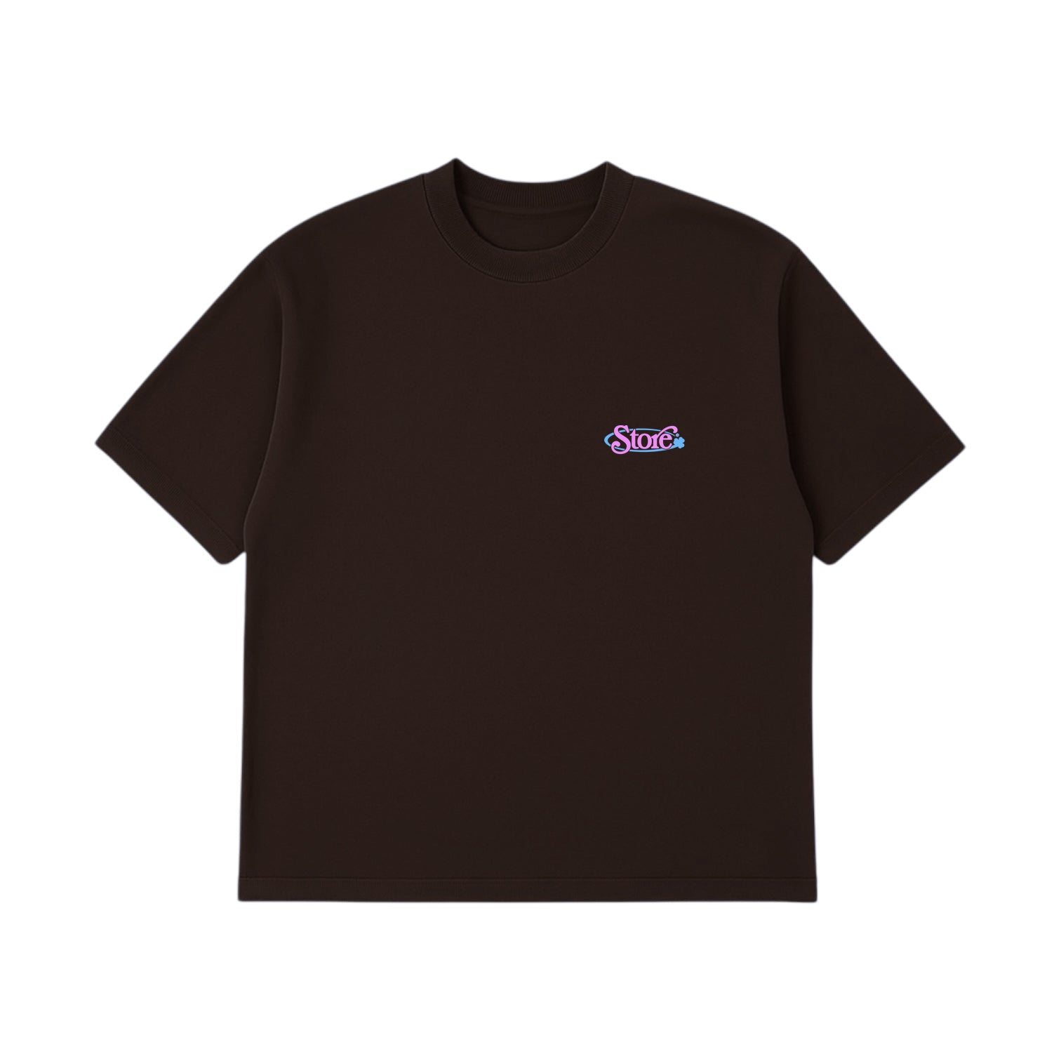 Three Leaf T-Shirt (Plum Brown)
