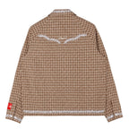 Flannel Oakleaf Overshirt (Tan)