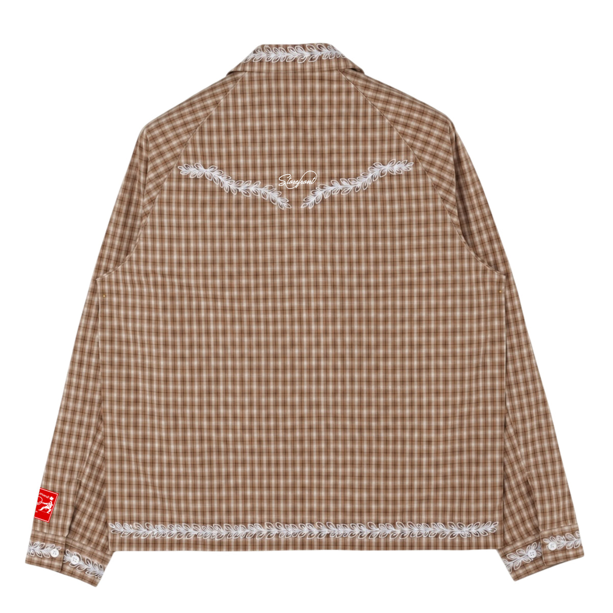 Flannel Oakleaf Overshirt (Tan)