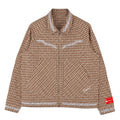 Flannel Oakleaf Overshirt (Tan)