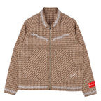Flannel Oakleaf Overshirt (Tan)