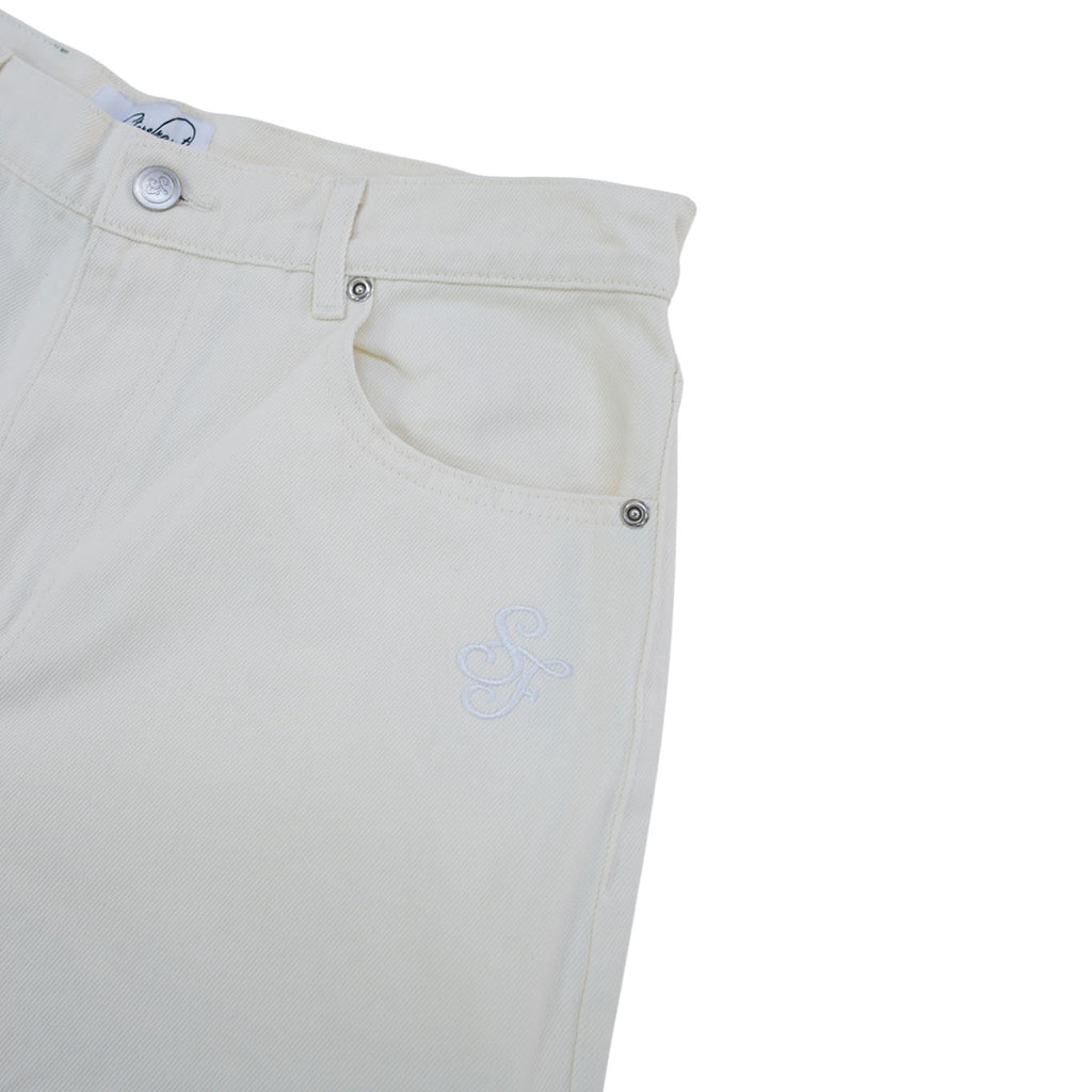 Script Jeans (Cream)