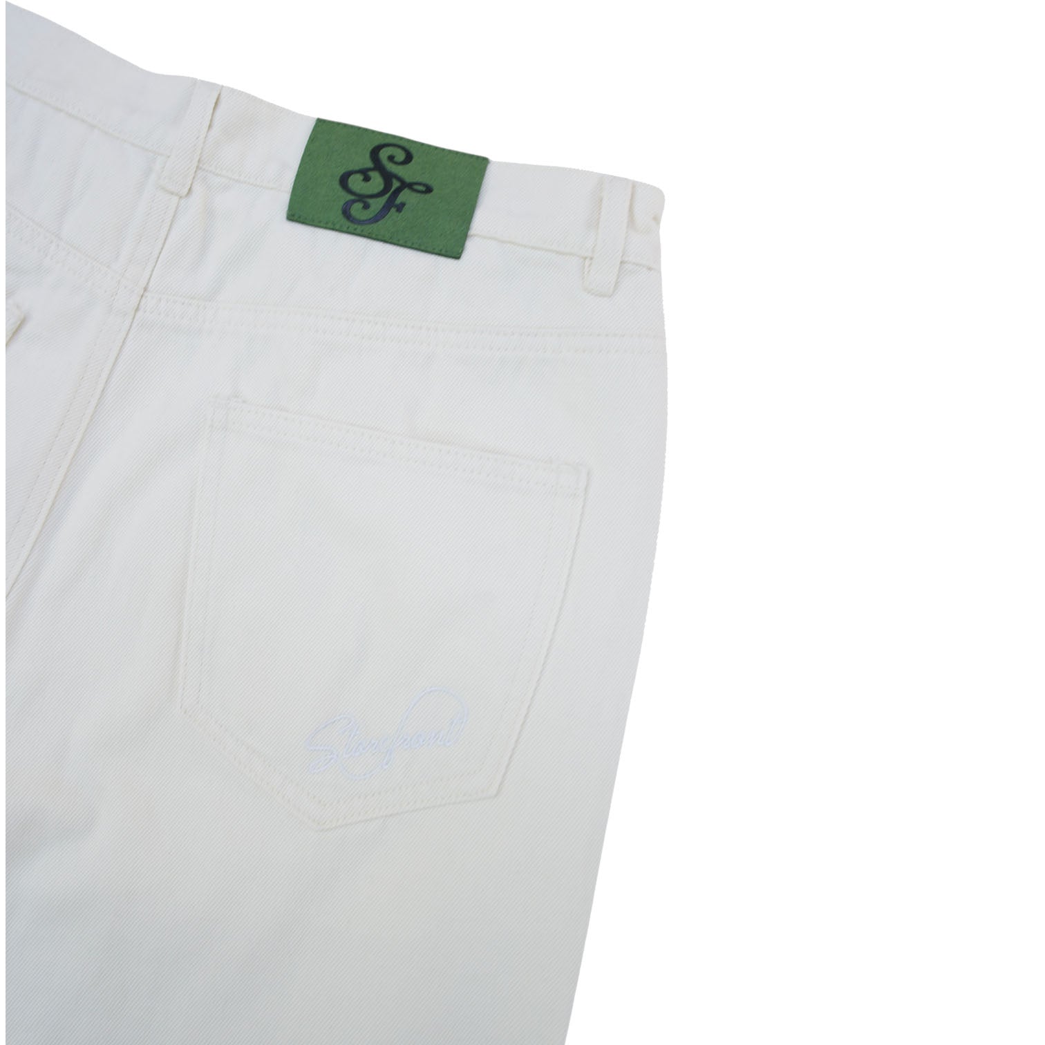 Script Jeans (Cream)