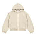 Duck Canvas Zip Up Hoodie (Cream)