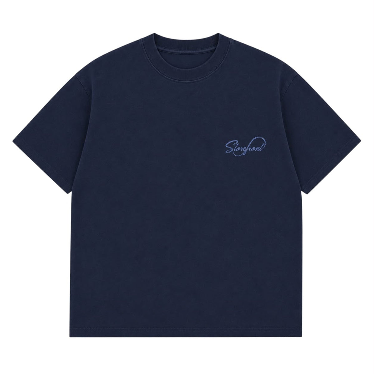 Snake Script T-shirt (Navy)