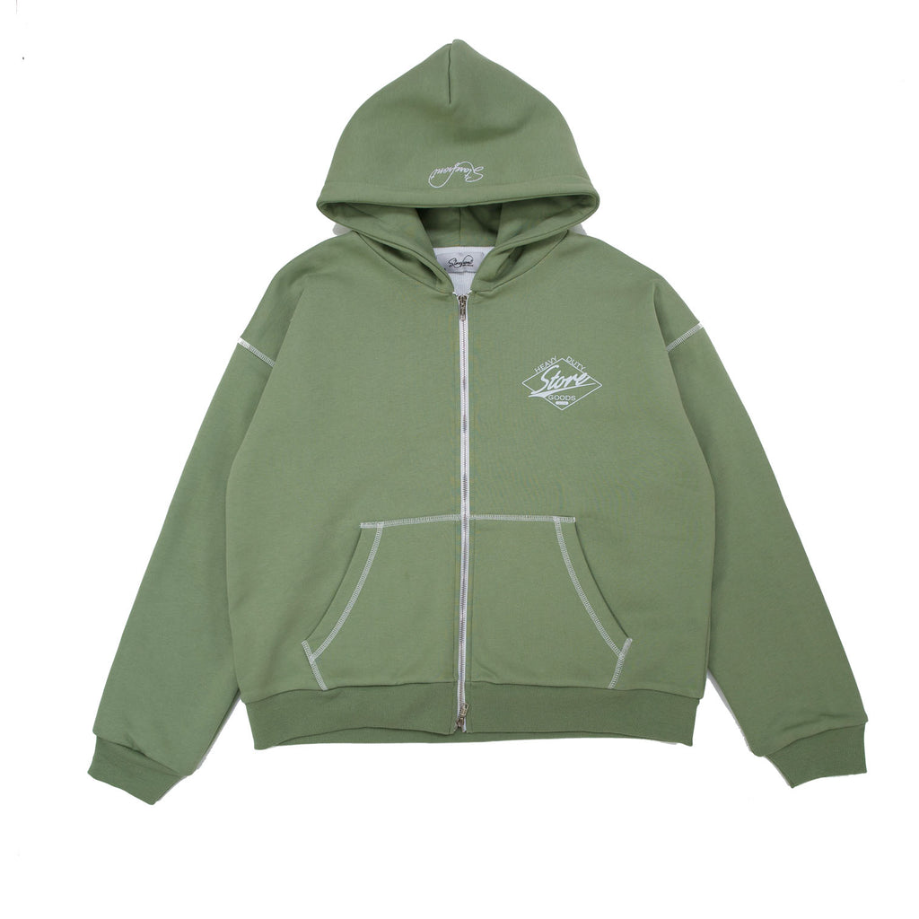 Heavy Duty Goods Zip Up (Pistachio)