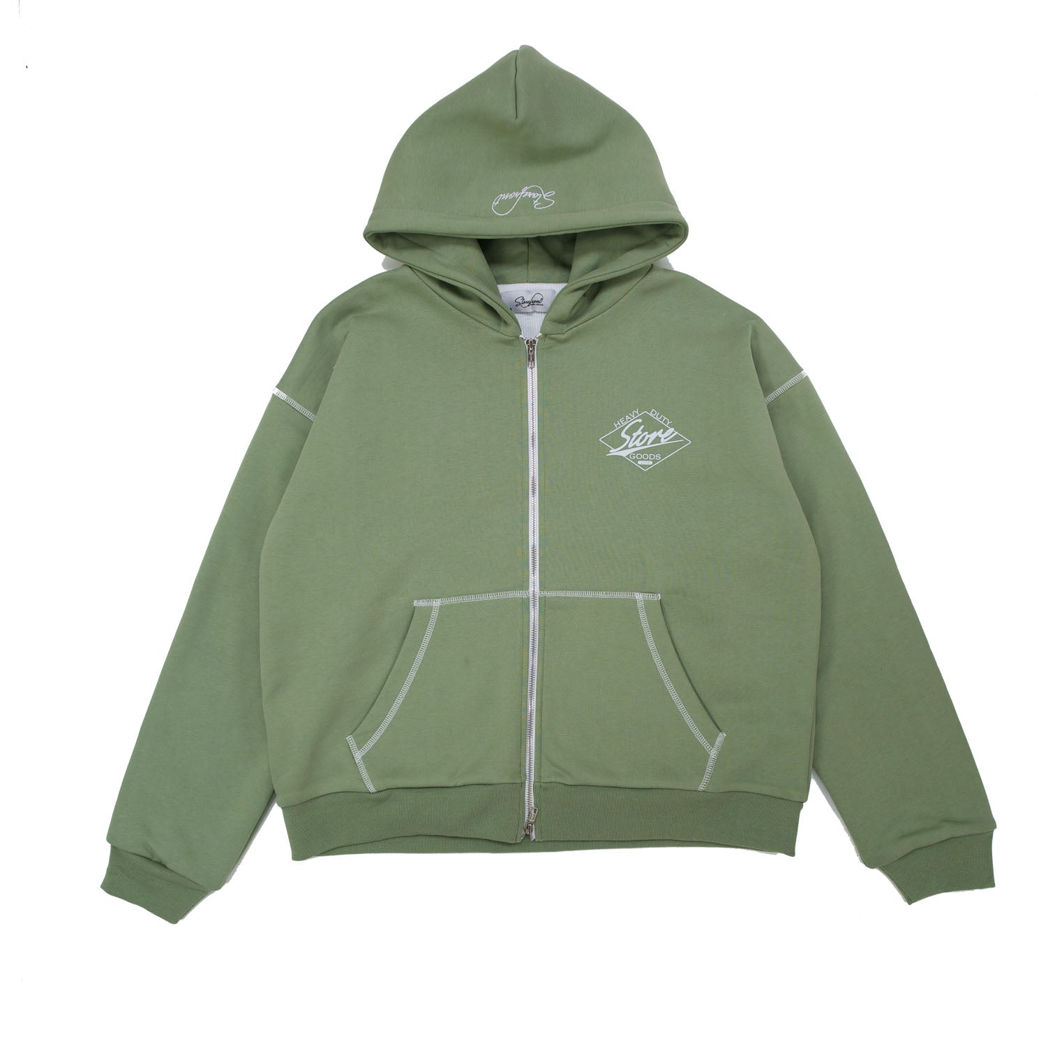 Heavy Duty Goods Zip Up (Pistachio)