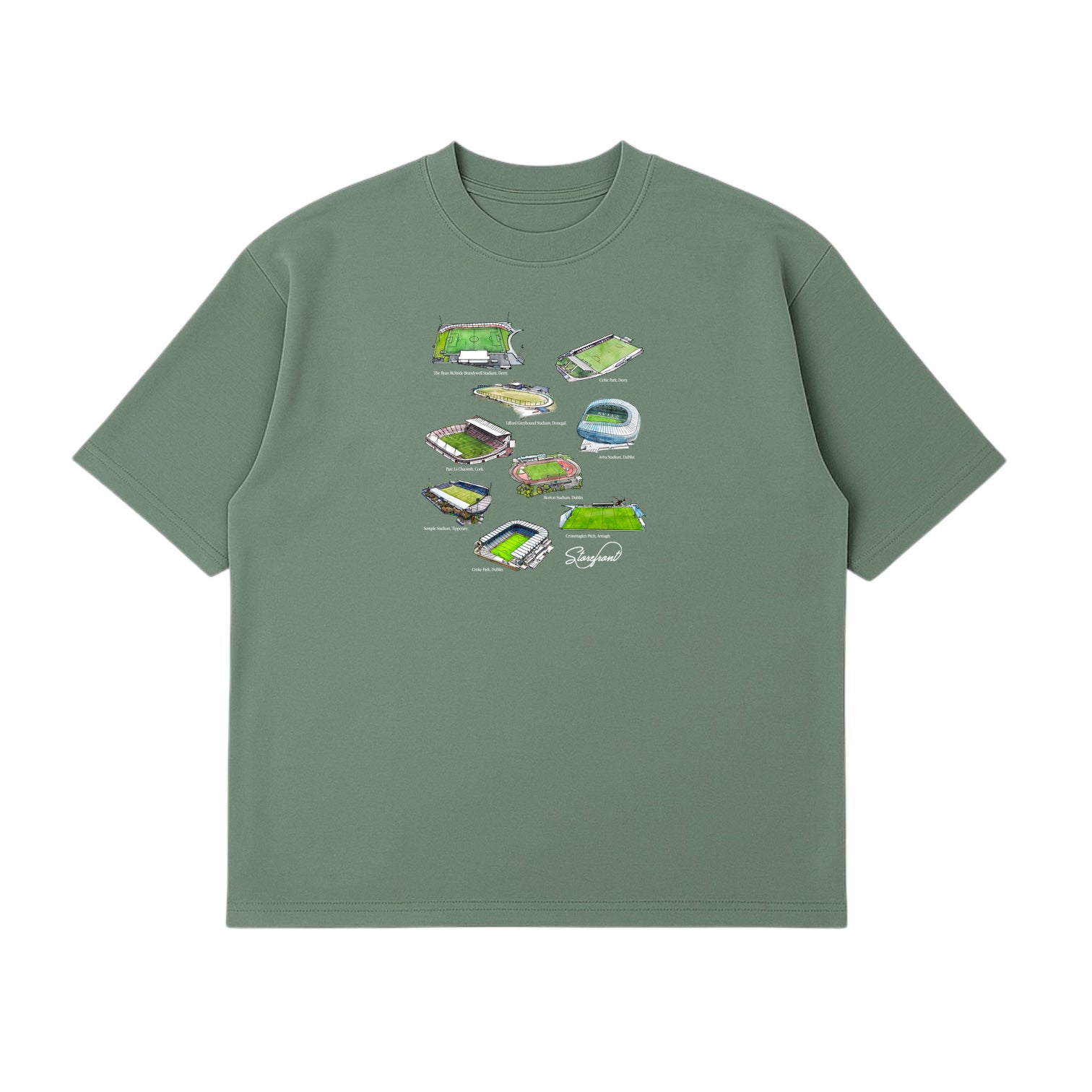 Stadium T-Shirt (Sage Green)