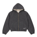 Duck Canvas Zip Up Hoodie (Charcoal)