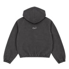 Duck Canvas Zip Up Hoodie (Charcoal)