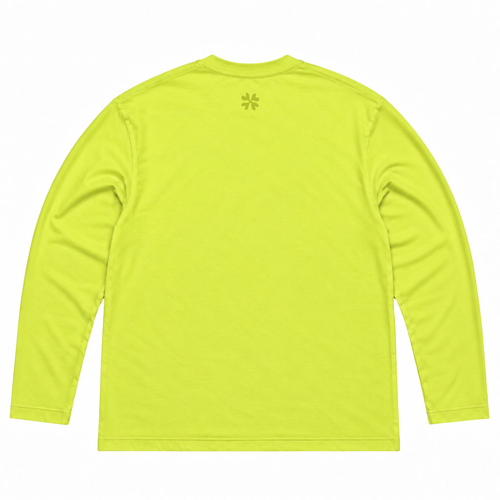 STR Core Spell out Long Sleeve T-shirt (Lime)