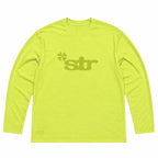 STR Core Spell out Long Sleeve T-shirt (Lime)