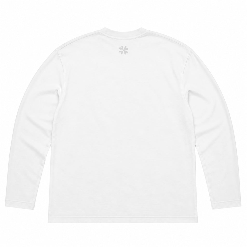 STR Core Spell Out Long Sleeve T-shirt (White)