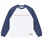 Three Leaf Halftone Raglan Waffle (Navy)