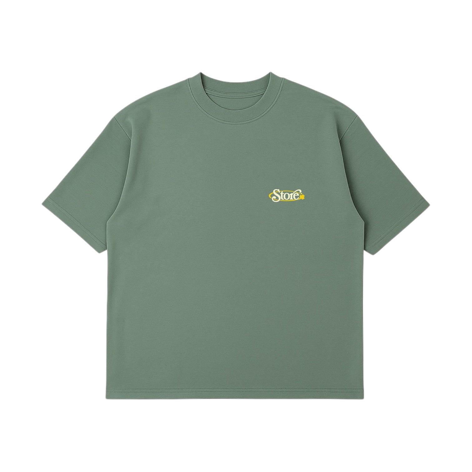 Three Leaf T-Shirt (Sage Green)