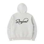 Script Hoodie (Light Ash Grey)