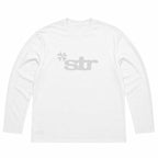 STR Core Spell Out Long Sleeve T-shirt (White)